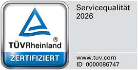 KFZ-Reparaturen Jochen Kühnel ist von TÜV Rheinland zertifiziert Bild mit Zertifikat von TÜV-Rheinland